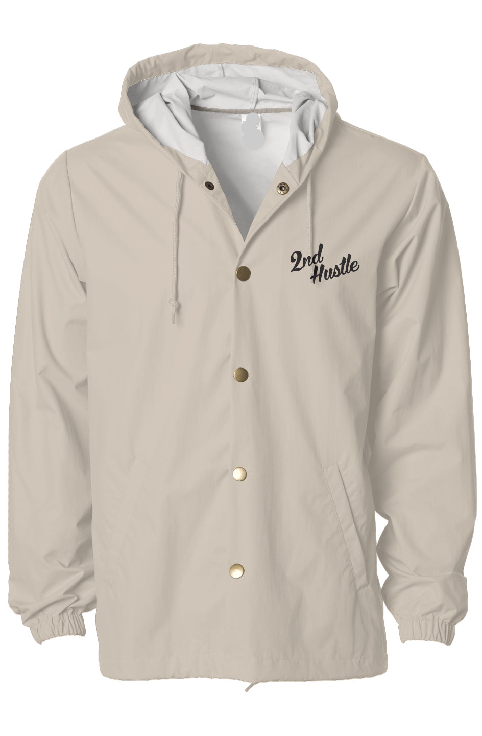 Hustle & Flow Water-Resistant Hooded Windbreaker