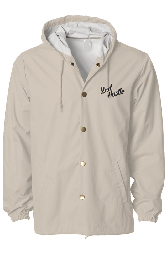 Hustle & Flow Water-Resistant Hooded Windbreaker